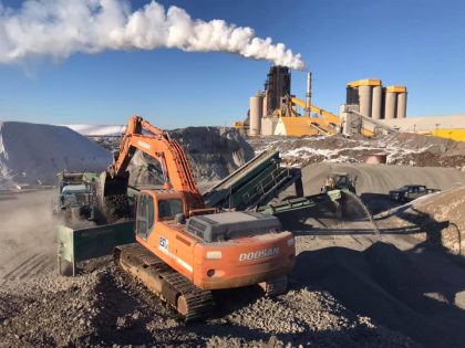Contrat de concassage chez Ciment Québec pour 20 000 tonnes
